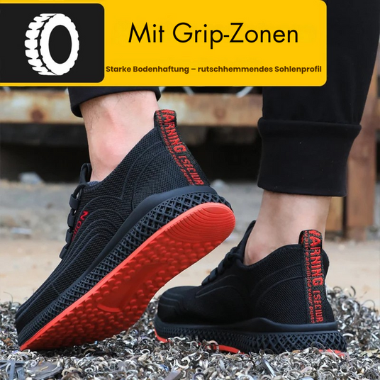 TGX36 WorkFit Leichter Arbeitssneaker mit Stahlkappe & Durchtrittschutz - SAFETY SHOES