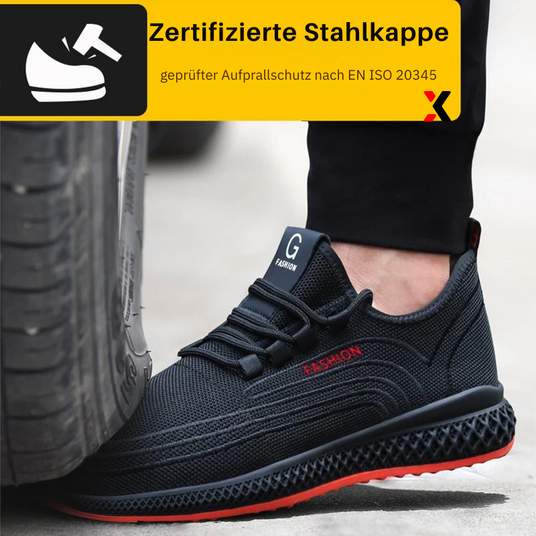TGX36 WorkFit Leichter Arbeitssneaker mit Stahlkappe & Durchtrittschutz - SAFETY SHOES