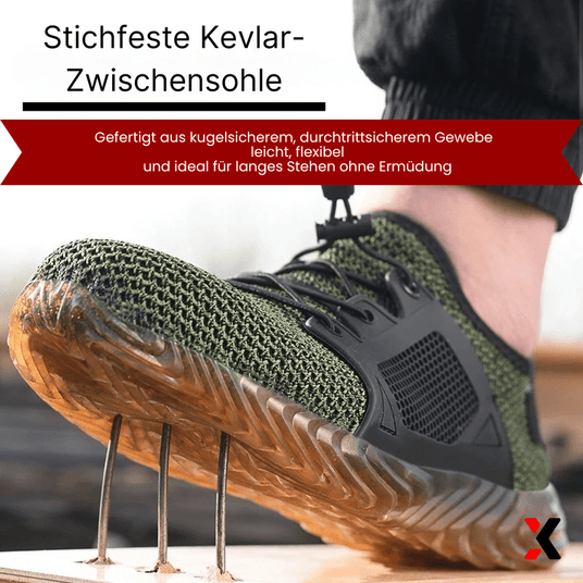 TGX37 – Atmungsaktive Damen & Herren S1P Sicherheitssneaker mit Stahlkappe - TigleX