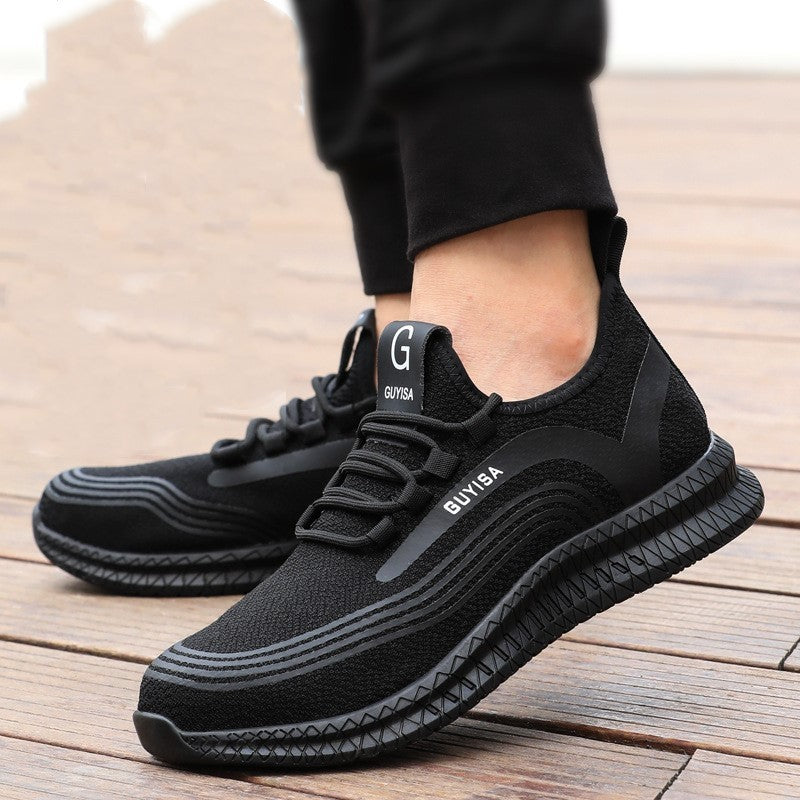 Sneaker Sicherheitsschuhe mit Stahlkappe – TGX34 Atmungsaktiv & Antirutsch durchtrittsicher - SAFETY SHOES