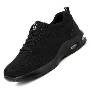 TGX35 Sicherheitsschuhe Herren Black Stahlkappe & Kevlar-Sohle - SAFETY SHOES