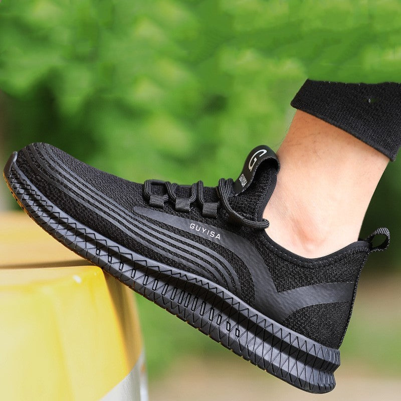 Sneaker Sicherheitsschuhe mit Stahlkappe – TGX34 Atmungsaktiv & Antirutsch durchtrittsicher - SAFETY SHOES