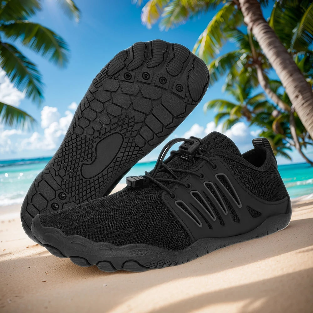 OrthoStep – Orthopädischer Barfußschuh, gesund, atmungsaktiv, wasserfest, rutschfest – ideal für Spaziergang, Wandern und Laufen – Unisex