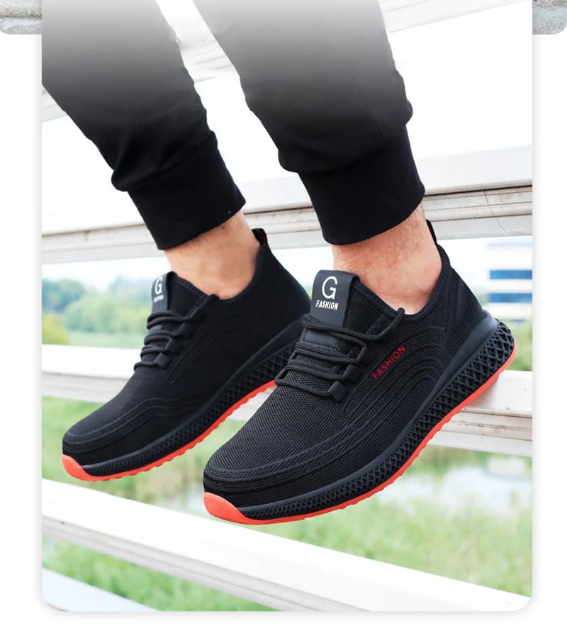 TGX36 WorkFit Leichter Arbeitssneaker mit Stahlkappe & Durchtrittschutz - SAFETY SHOES