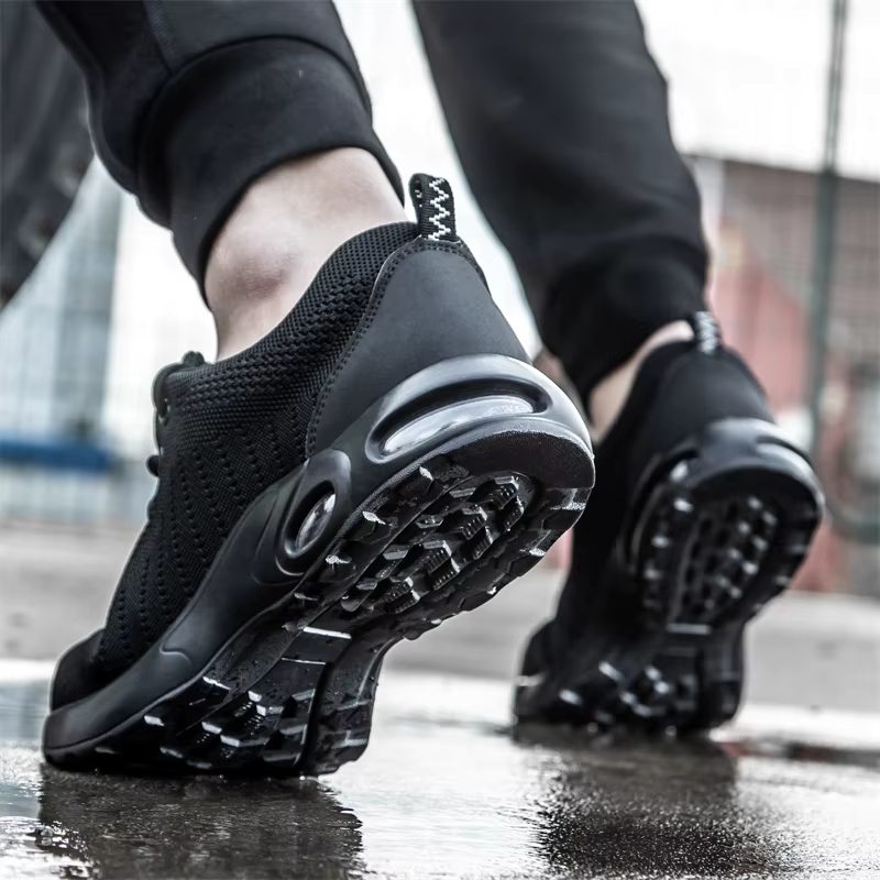 TGX35 Sicherheitsschuhe Herren Black Stahlkappe & Kevlar-Sohle - SAFETY SHOES