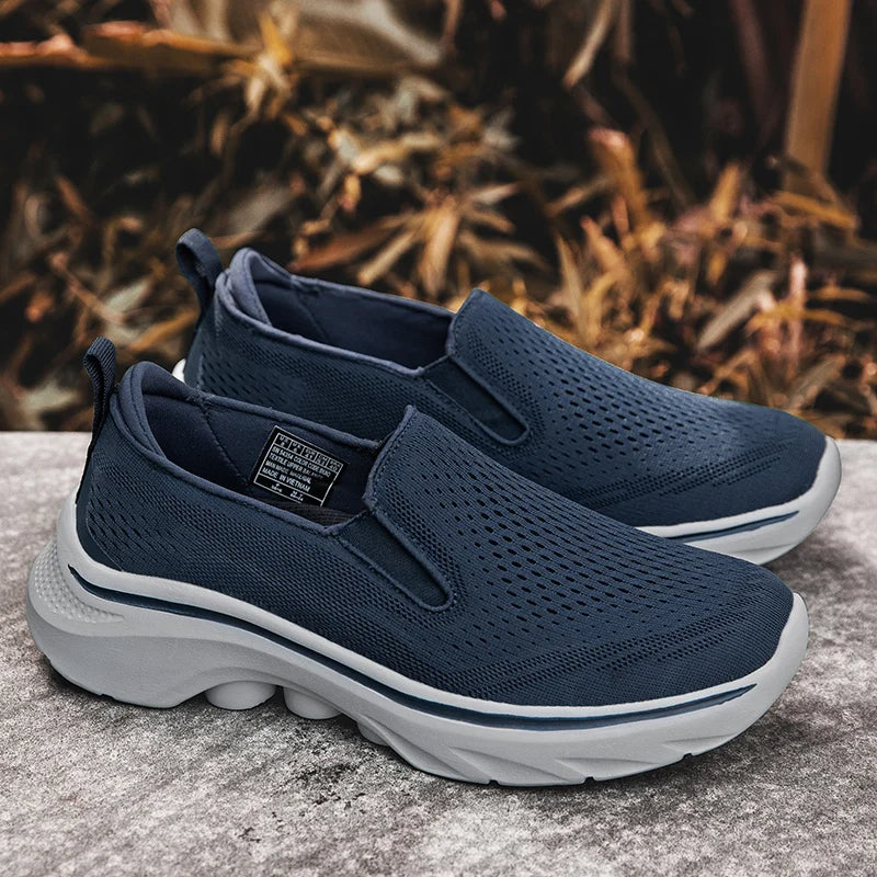 RehaFit Slip-On – Orthopädischer, schmerzlindernder Schuh, atmungsaktiv, wasserfest, rutschfest – perfekt für Reha, Therapie, Sport und Alltag – Unisex