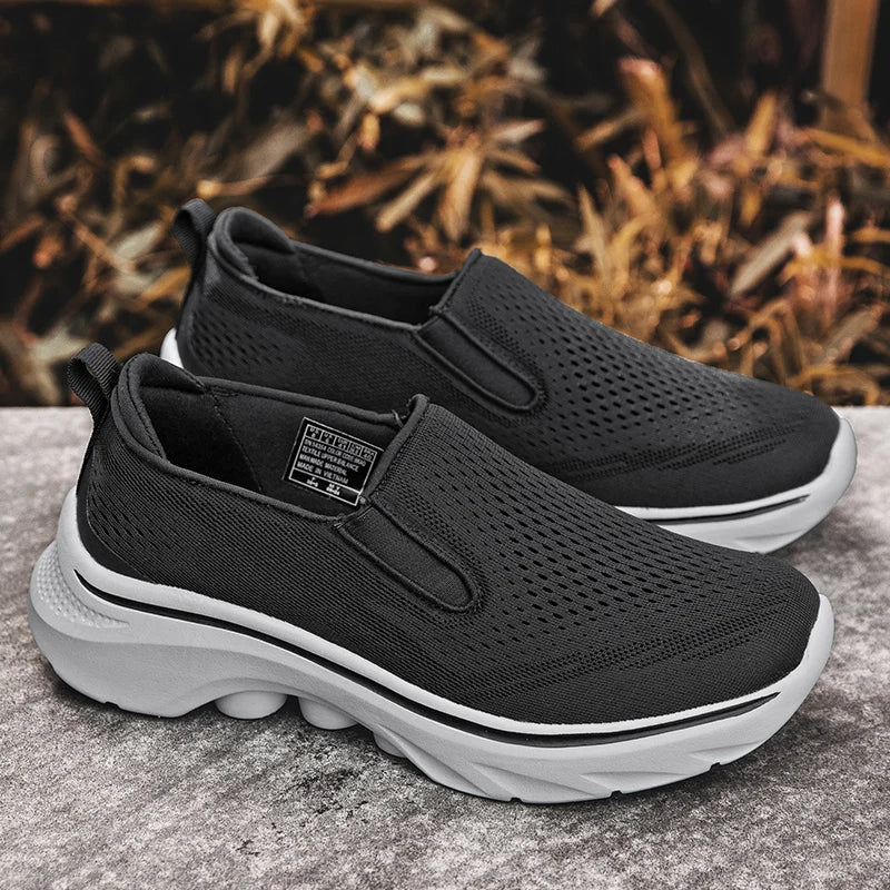 RehaFit Slip-On – Orthopädischer, schmerzlindernder Schuh, atmungsaktiv, wasserfest, rutschfest – perfekt für Reha, Therapie, Sport und Alltag – Unisex
