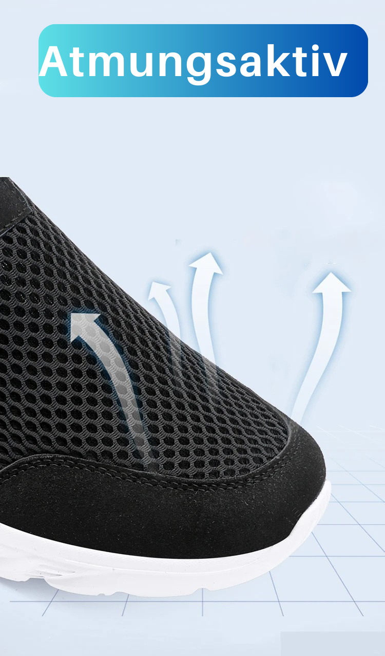 RehaFit Vital Slip-On – Orthopädischer Schuh, schmerzlindernd, atmungsaktiv, rutschfest – Alltag – Unisex
