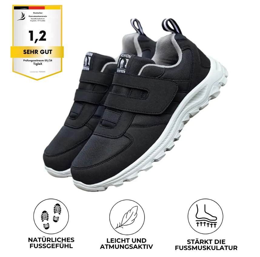 RehaFit Vital Slip-On – Orthopädischer Schuh, schmerzlindernd, atmungsaktiv, rutschfest – Alltag – Unisex
