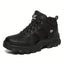 Schwarze TigleX Explorer Allterrain Wanderschuhe mit ergonomischer Passform, atmungsaktivem Material und rutschfester, robuster Sohle – optimal für Damen und Herren, die Wert auf Komfort, Stabilität und sicheren Halt bei Outdoor-Aktivitäten, Wanderungen und Trekking legen.