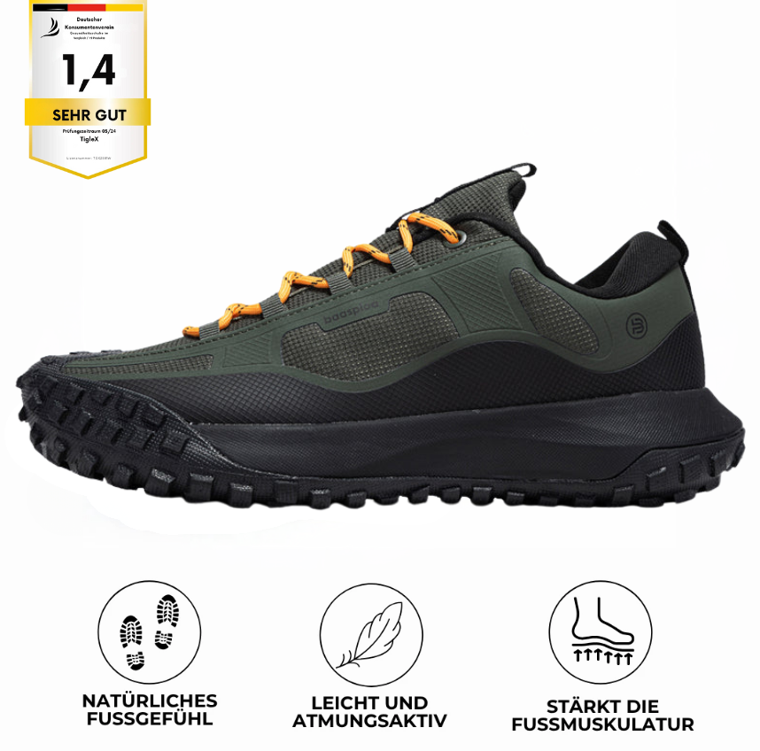TigleX NEST – Orthopädische Lauf- & Wanderschuhe Extra Grip und Komfort -Unisex