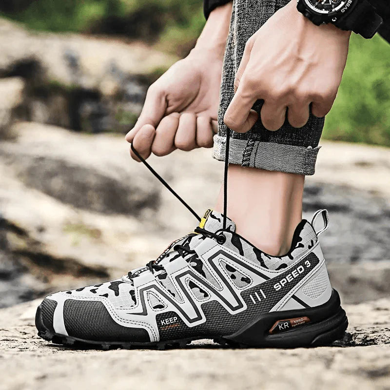 Atmungsaktive  OrthoTrekking  Unisex Outdoor-Schuhe mit robuster Schnellschnürung