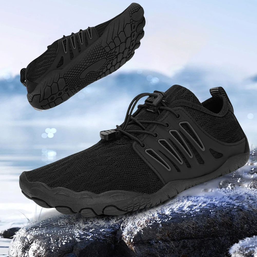 OrthoStep – Orthopädischer Barfußschuh, gesund, atmungsaktiv, wasserfest, rutschfest – ideal für Spaziergang, Wandern und Laufen – Unisex