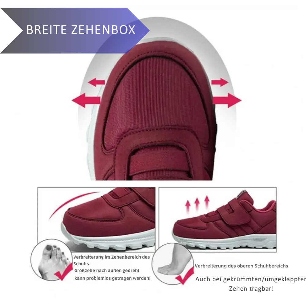 RehaFit Vital Slip-On – Orthopädischer Schuh, schmerzlindernd, atmungsaktiv, rutschfest – Alltag – Unisex