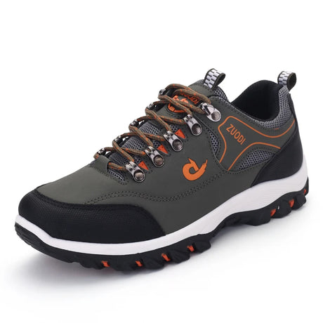 Orthopädischer Wanderschuh in Braun – ergonomisch, gelenkschonend und mit breiter Zehenbox für maximalen Komfort.