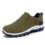  Slip-On-Schuh in Olivgrün – robuste Passform, ideal für Alltag oder Freizeit mit breiter Zehenbox.