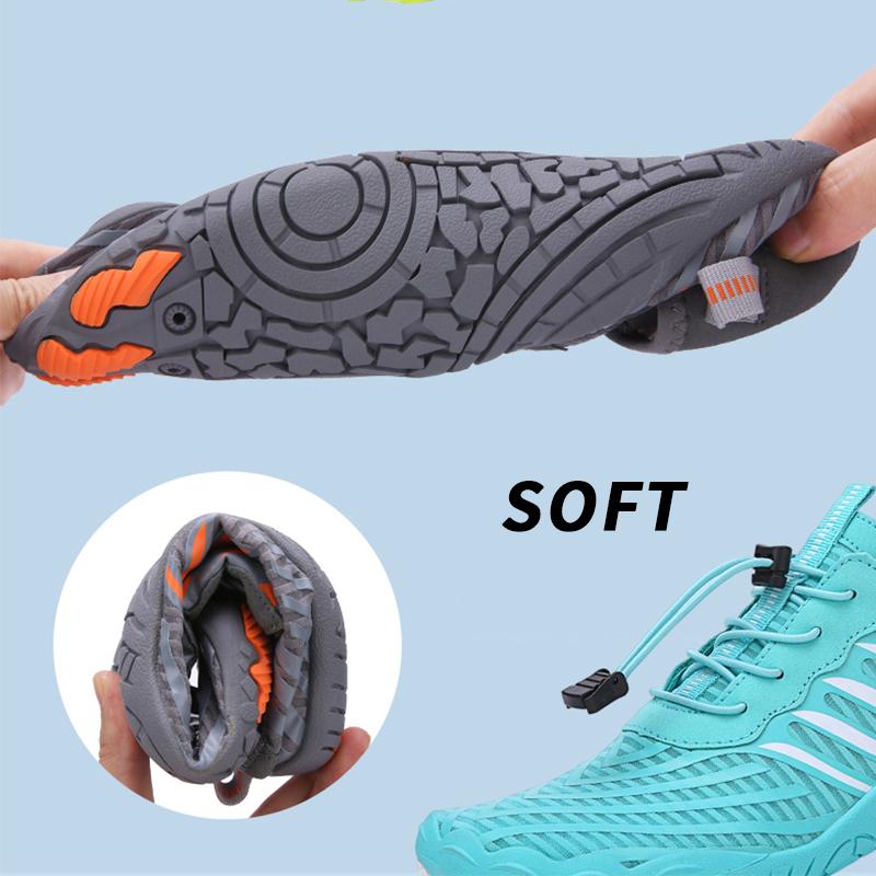 PureStep – Orthopädischer Barfußschuh, gesund, atmungsaktiv, wasserfest, rutschfest – ideal für Workout, Spaziergang, Wandern und Laufen – Unisex