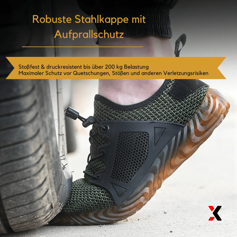 TGX37 – Atmungsaktive Damen &  Herren S1P Sicherheitssneaker mit Stahlkappe - TigleX