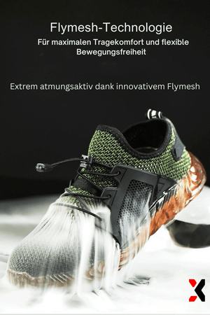 TGX37 – Atmungsaktive Damen &  Herren S1P Sicherheitssneaker mit Stahlkappe - TigleX