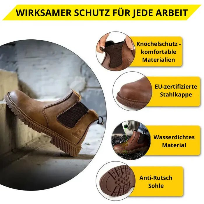 TGX40 – S3 Sicherheitsschuhe mit Stahlkappe, Gummisohle, durchtrittsicher - TigleX