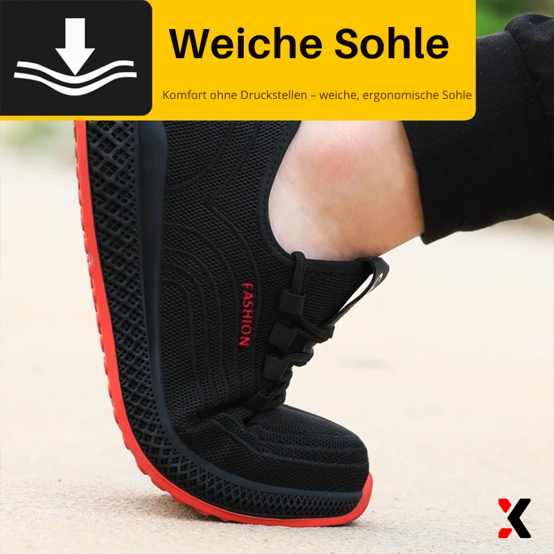 TGX36 WorkFit Leichter Arbeitssneaker mit Stahlkappe & Durchtrittschutz - SAFETY SHOES